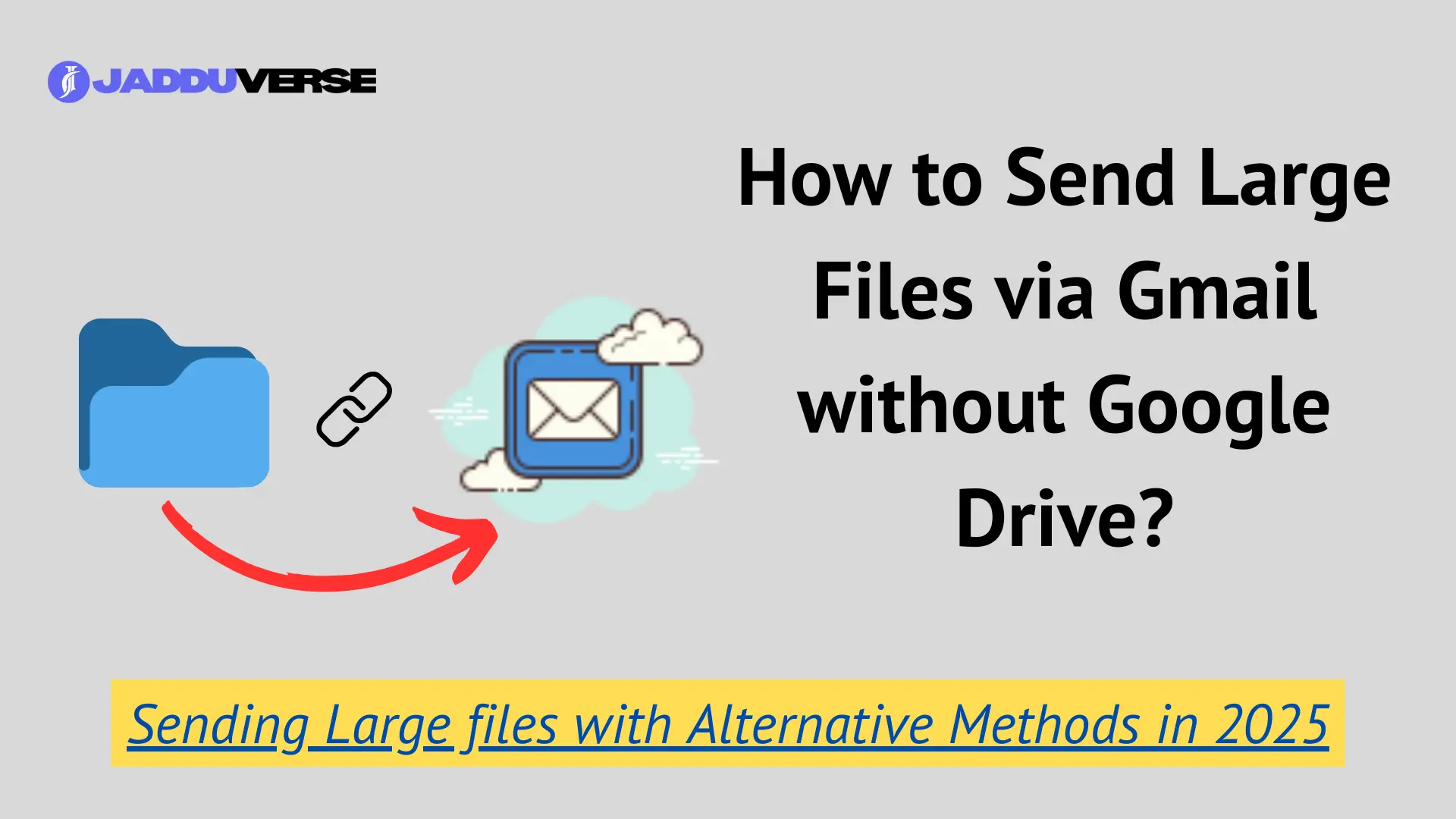 How to Send Large Files via Gmail without Google Drive?