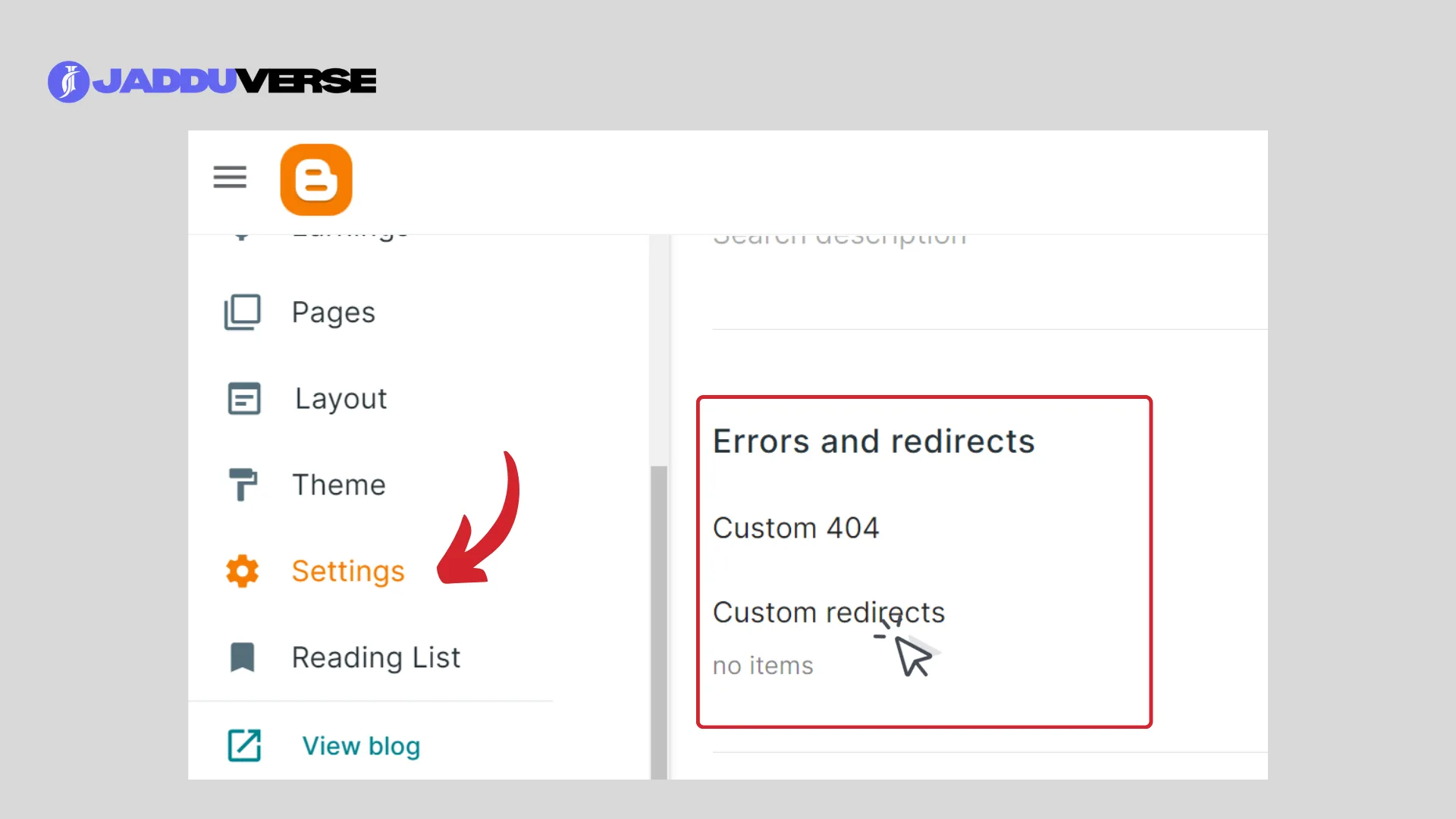 How to Fix Redirect Error in Blogger